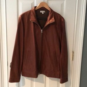 Men’s Peter Millar leather jacket